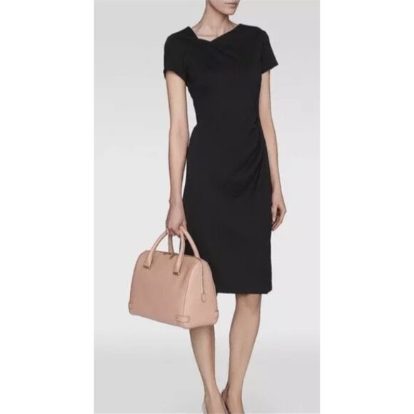 LK Bennett Dresses & Skirts - L.K. BENNETT Dr Poco Ponte Roma Black Dress Career Formal - Size US 12